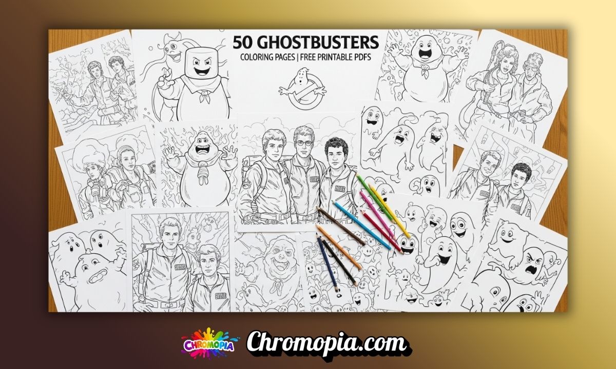 50 Ghostbusters Coloring Pages: Free Printable PDFs For Fans of All Ages 11 free-ghostbusters-coloring-pages-pdfs
