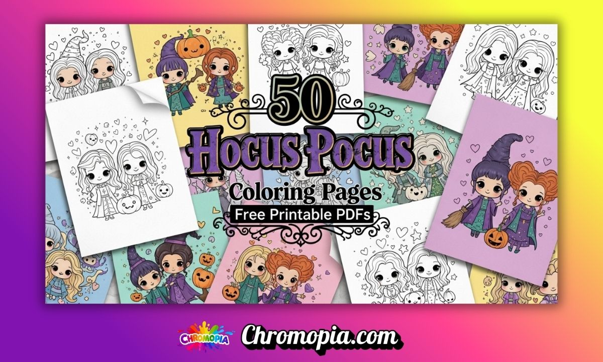 50 Hocus Pocus Coloring Pages: Free Printable PDFs for Sanderson Sisters Fans 2 free-printable-hocus-pocus-coloring-pages