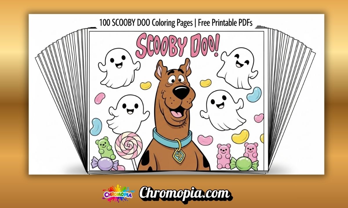 100 Scooby Doo Coloring Pages: Free Printable PDFs for Mystery-Loving Folks 8 free-printable-scooby-doo-coloring-pages