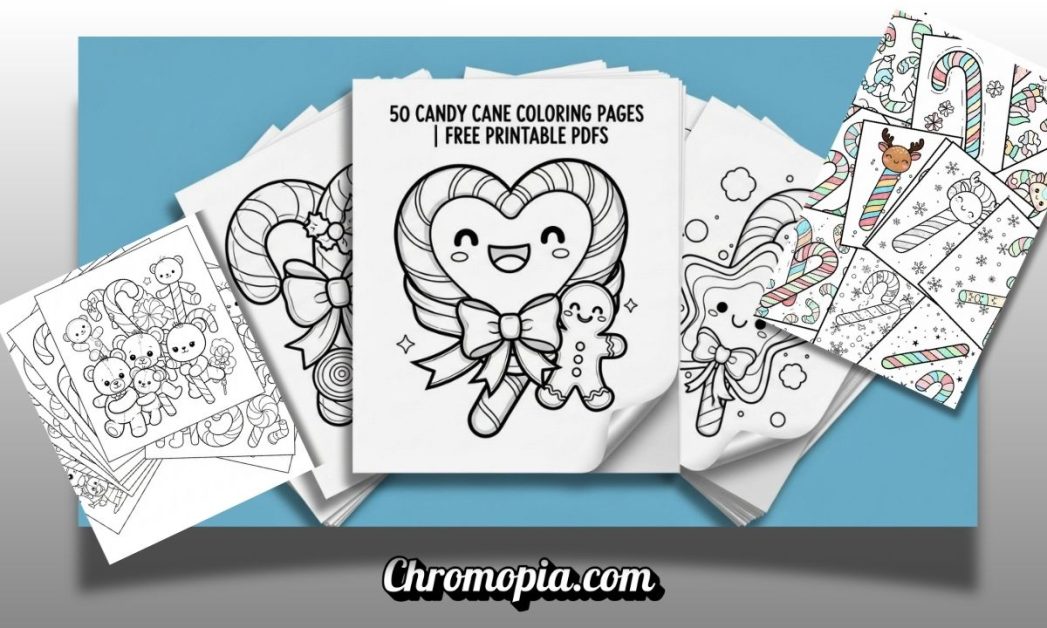 | Chromopia candy-cane-coloring-pages