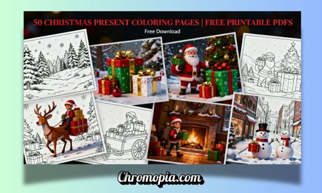 | Chromopia christmas-present-coloring-pages