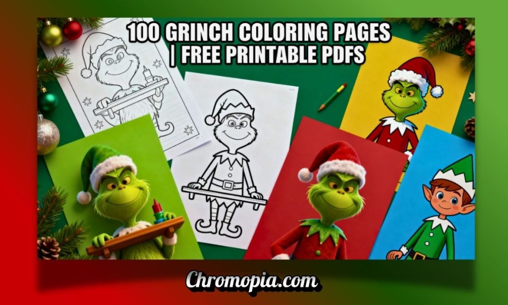100 Grinch Coloring Pages (Free Printable PDFs) — Whoville Mischief Edition 1 grinch-coloring-pages