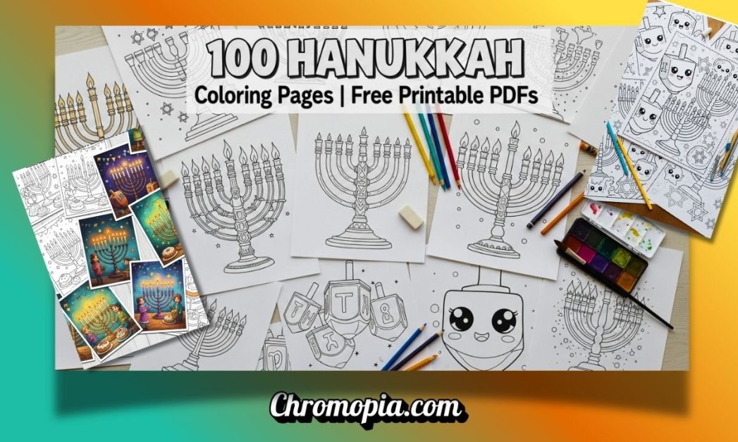 100 Hanukkah Coloring Pages (Free Printable PDFs) 1 hanukkah-coloring-pages