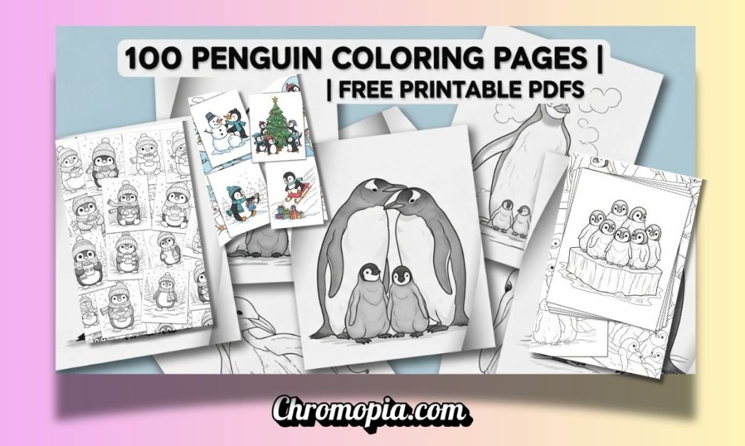 100 Penguin Coloring Pages (Free Printable PDFs) 1 penguin-coloring-pages
