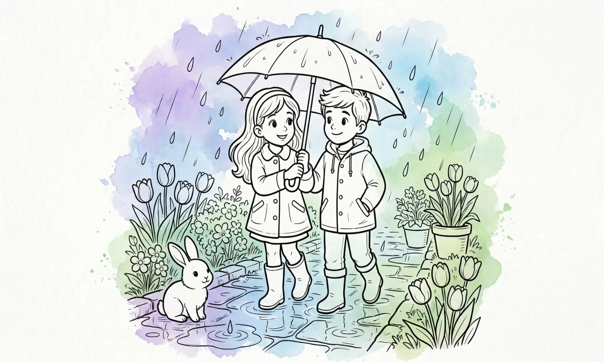20 April Coloring Pages (Free Printable PDFs) – Spring Scenes, Earth Day & Outdoor Moments