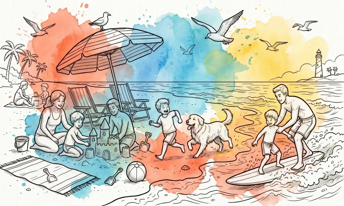 40 July Coloring Pages (Free Printable PDFs) Across Summer Scenes, Celebrations & More