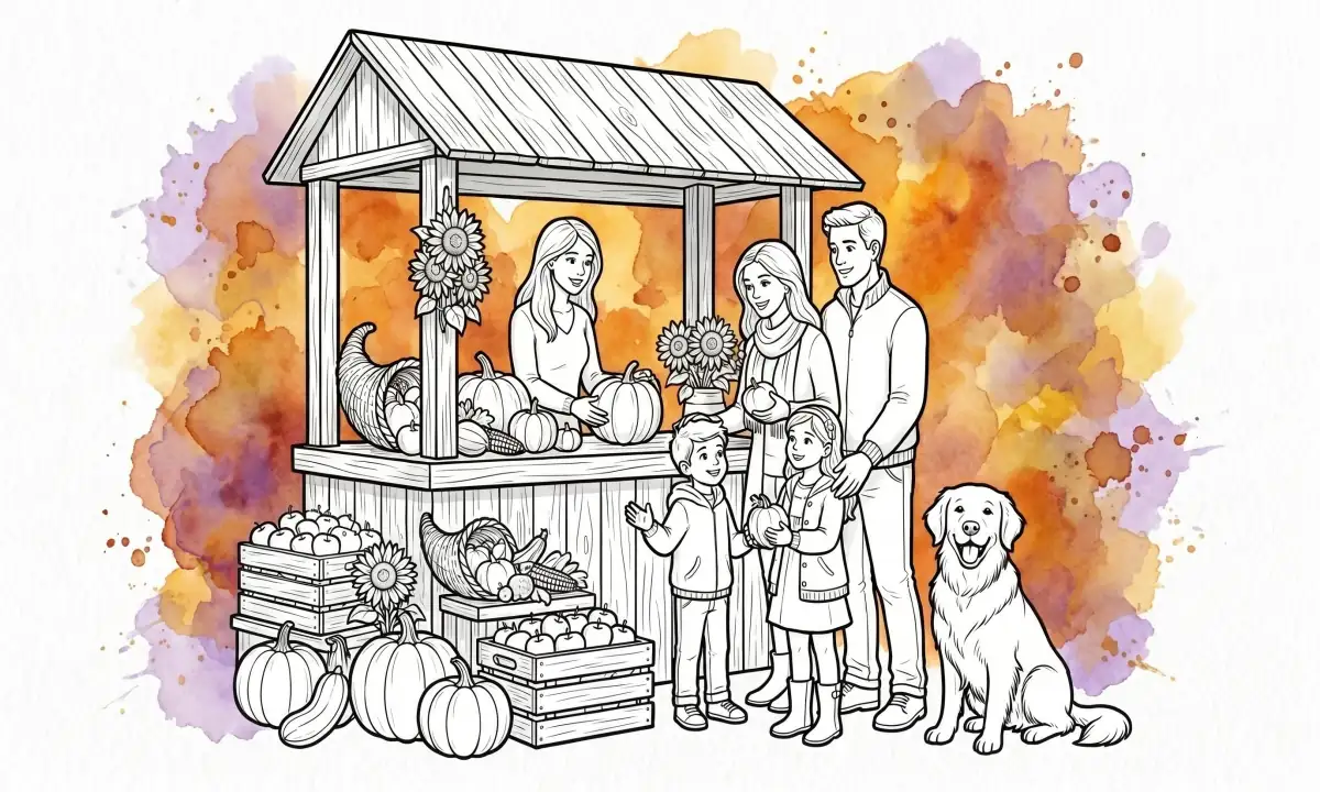 50 November Coloring Pages (Free Printable PDFs) for the Month of Gratitude and Giving