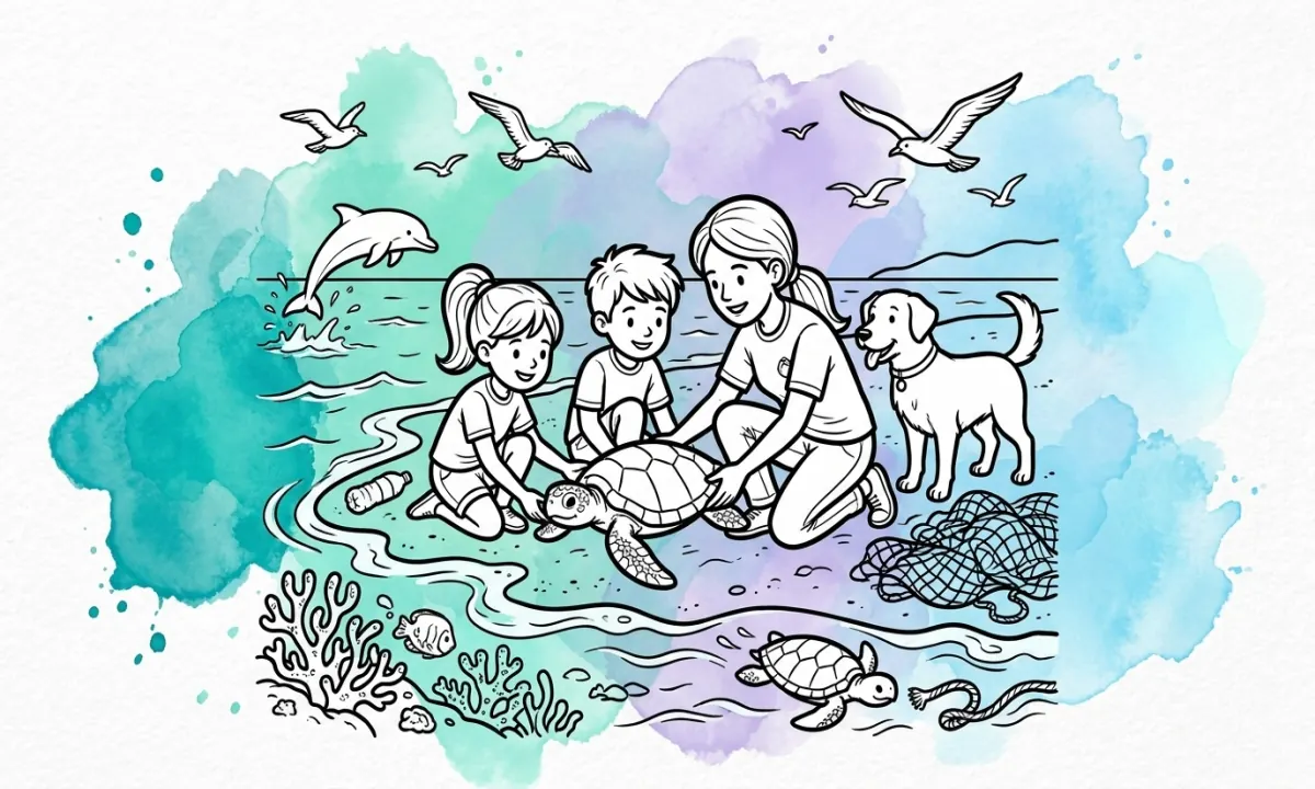 15 World Oceans Day Coloring Pages (Free Printable PDFs) – Ocean Life & Conservation Scenes