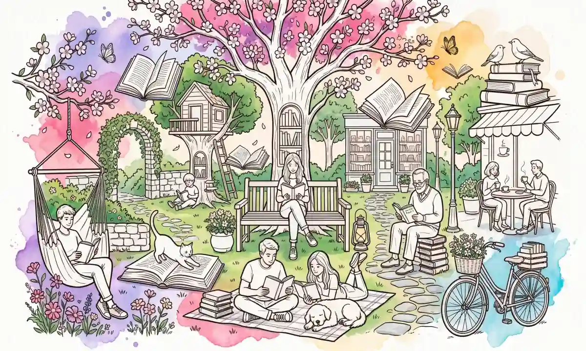 National Book Lovers Day Coloring Pages — 30 Free Printable PDFs for Every Kind of Reader