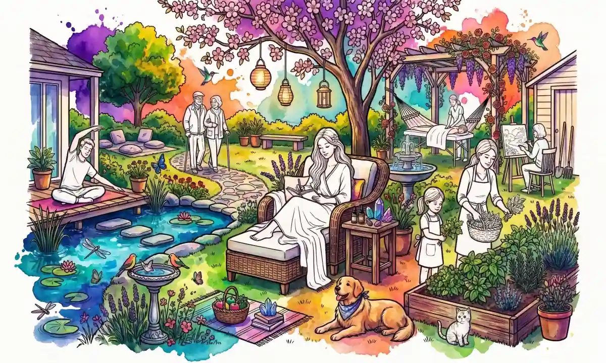30 Free National Wellness Month Coloring Pages — Movement, Mental Wellness and Self-Care Rituals
