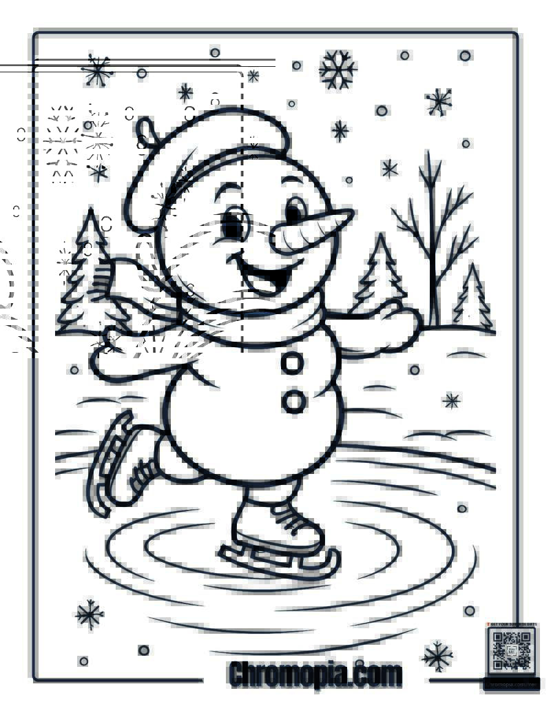 Frosty the Snowman Coloring Page