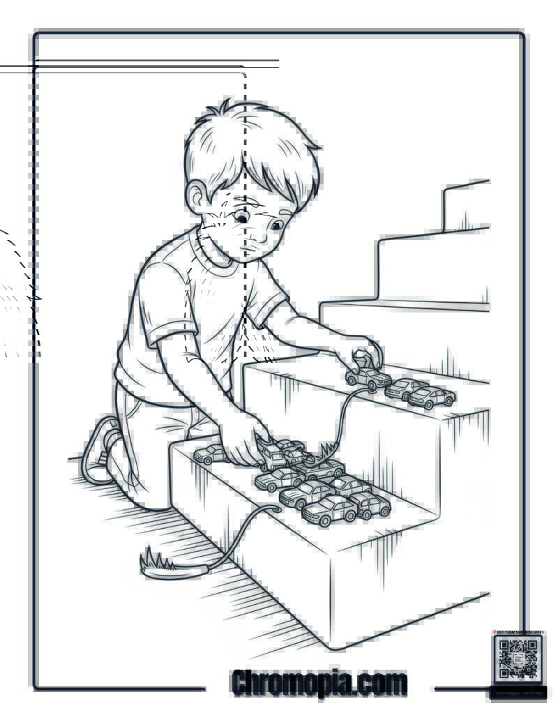 Home Alone Micro Machines Car Coloring Page