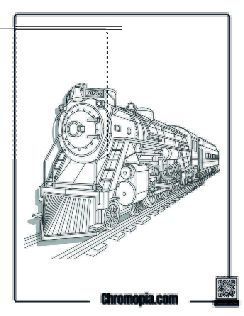 Anime Style Polar Express Hero Coloring Page