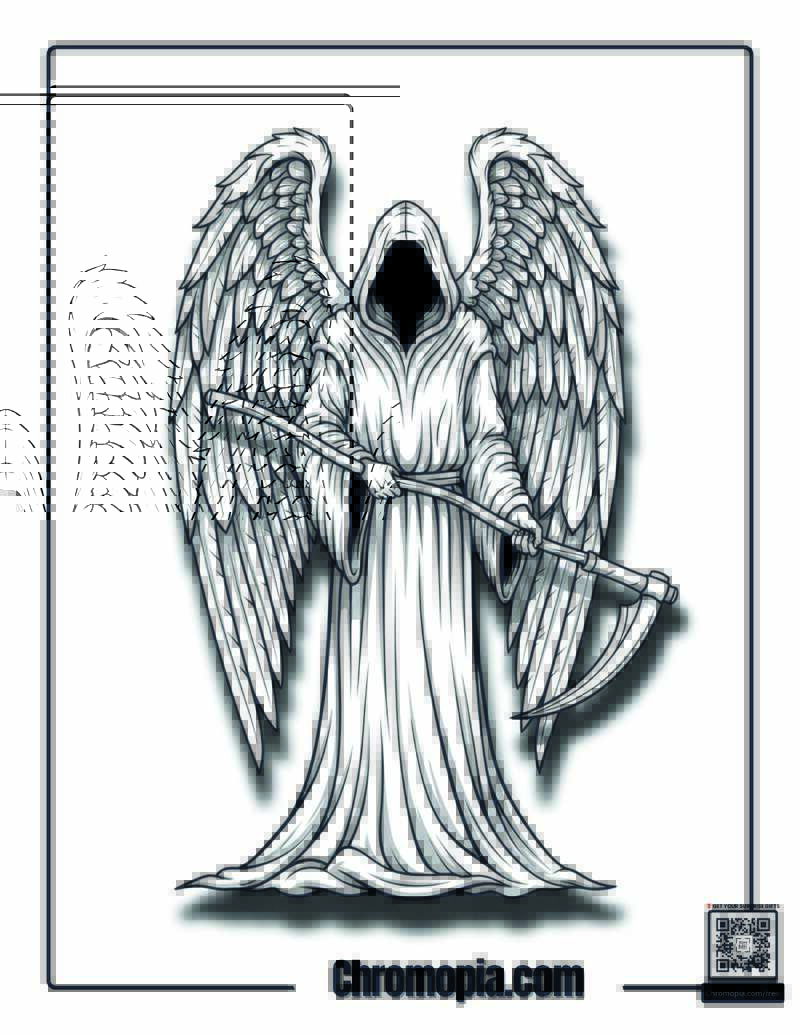 Death Angel Coloring Sheet