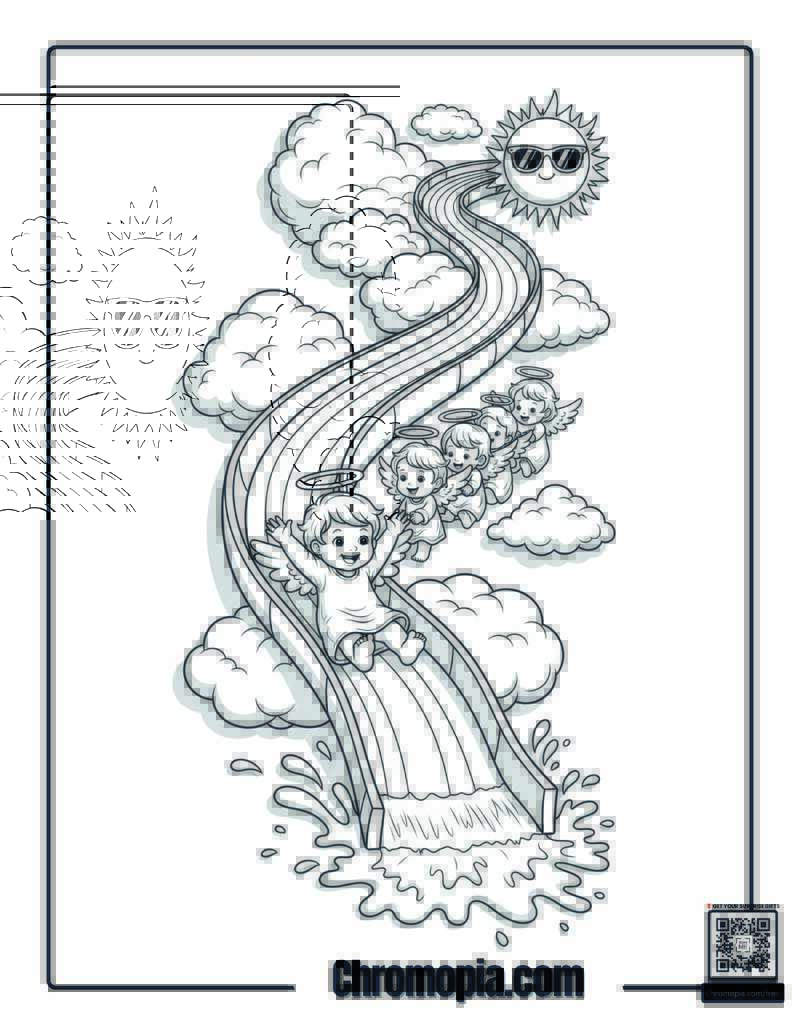 Little Angel Coloring Sheet