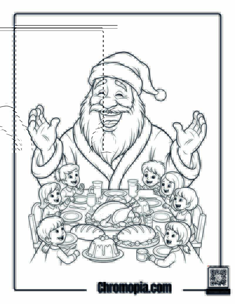 Willie The Giant Ghost Of Present Coloring Page