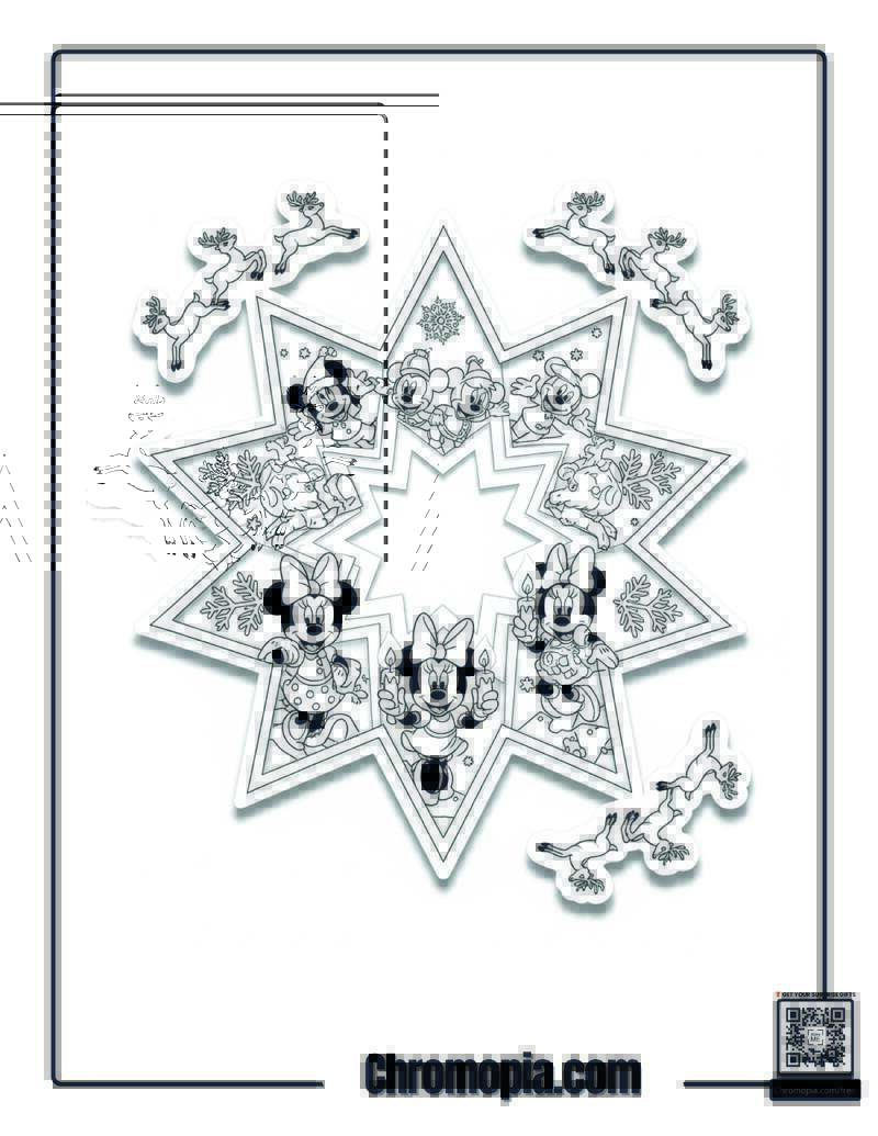 Star Mandala Festival Coloring Page