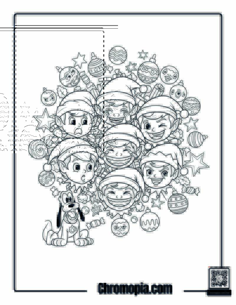 Christmas Meme Faces Mandala Coloring Sheet