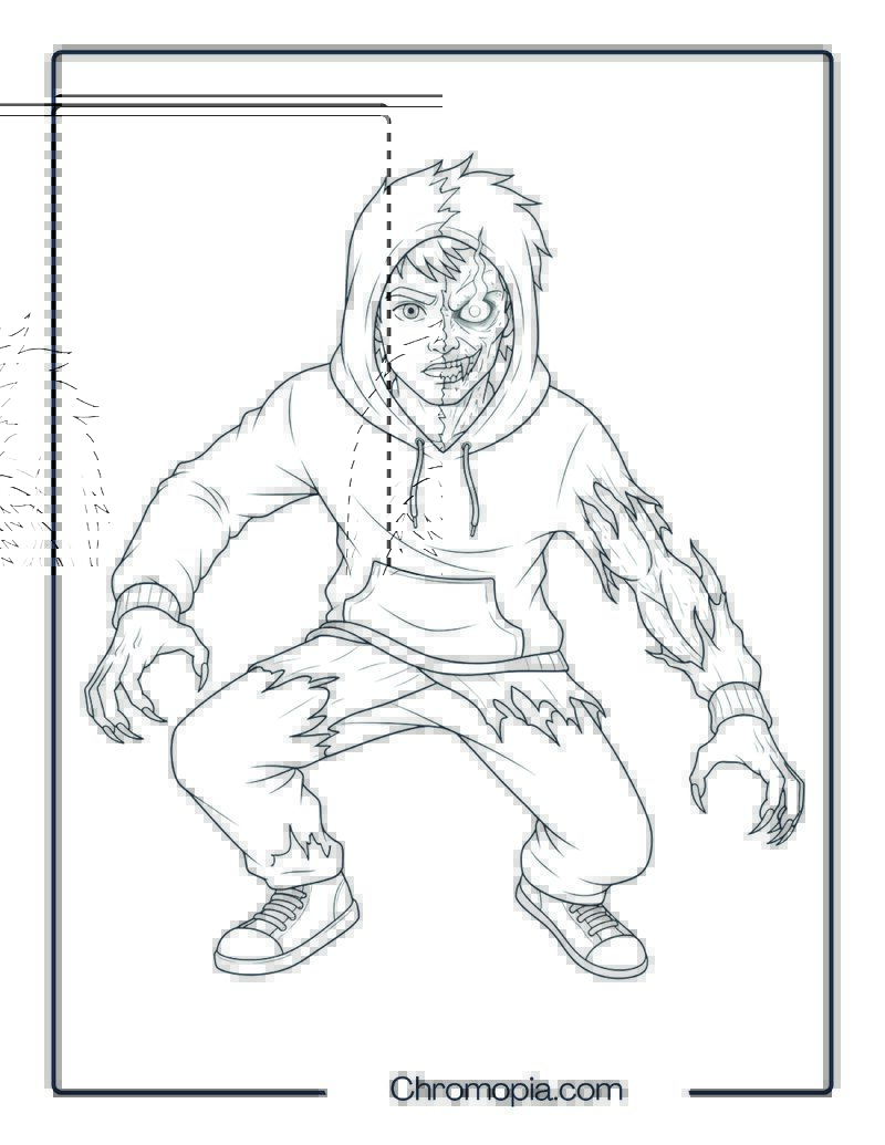Tyler Galpin Hyde Transformation Coloring Page