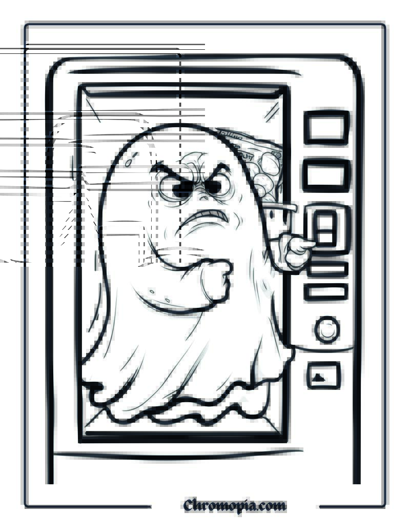 Ghost Stuck in a Vending Machine