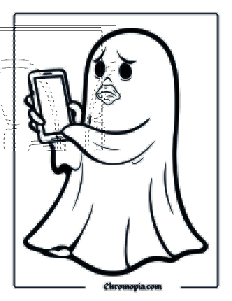Ghost Taking a Selfie with No Reflection