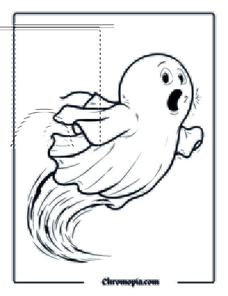 Sneezing Ghost Flying Backward