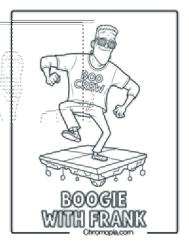 Hotel Transylvania Coloring Pages Frankenstein