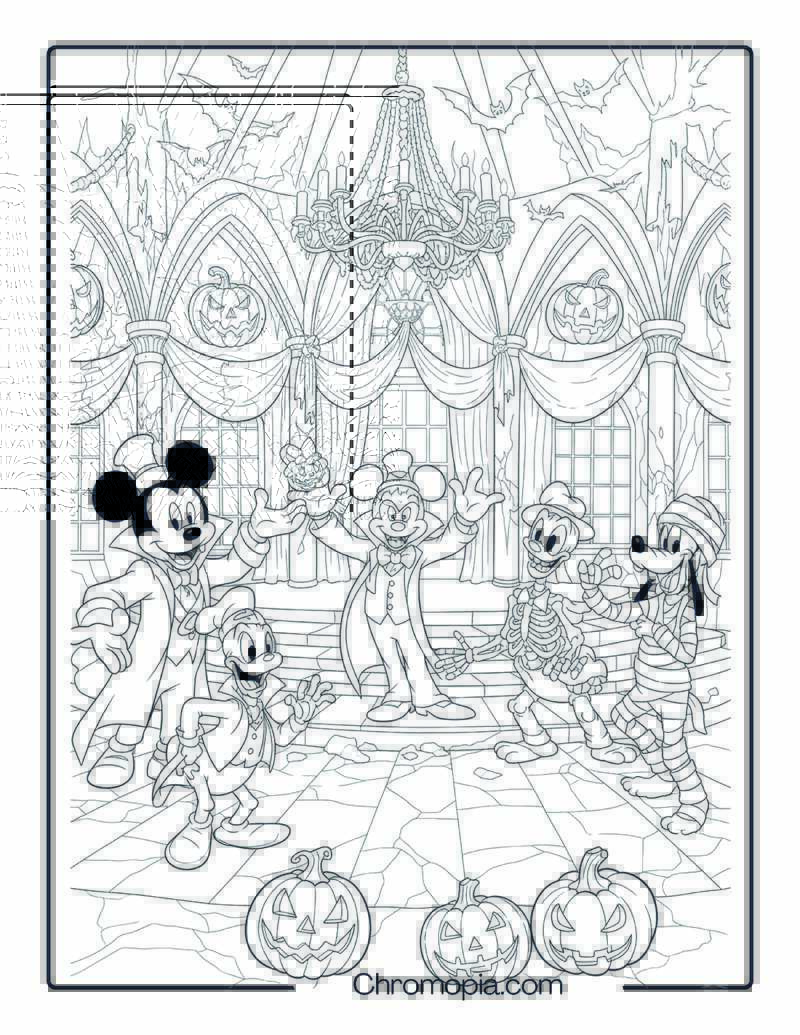 Disney Frankenstein Coloring Page
