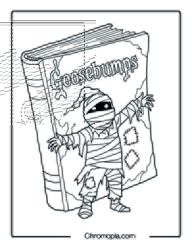 Coloring Pages for Kids Goosebumps