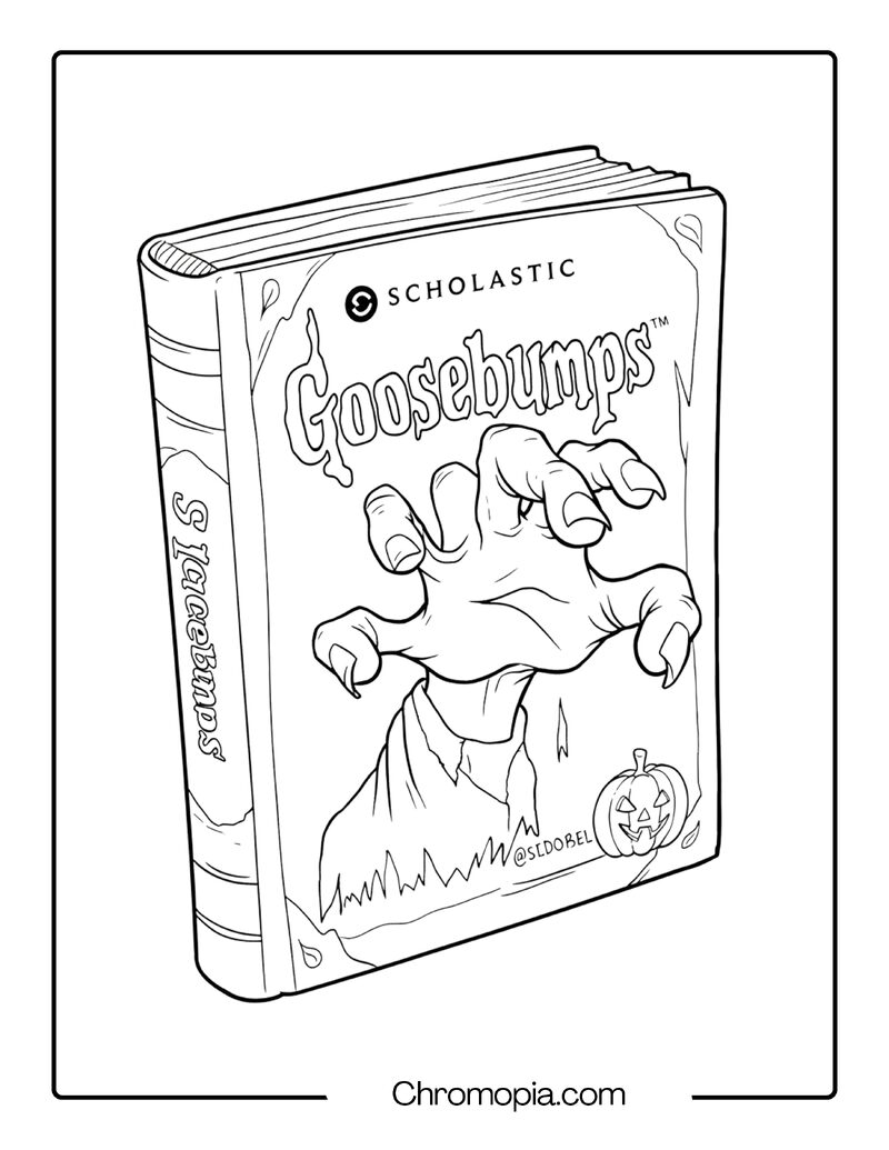 Goosebumps Coloring Pages Scholastic