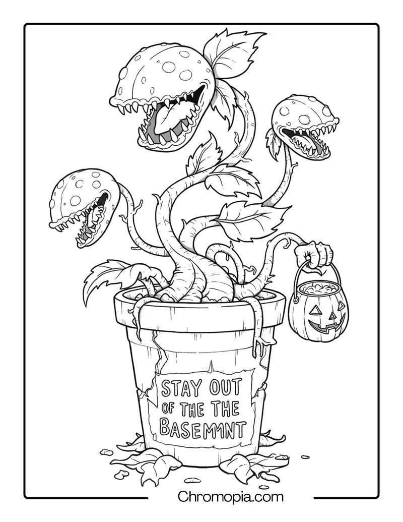 Goosebumps Coloring Pages Stay Out of the Basement