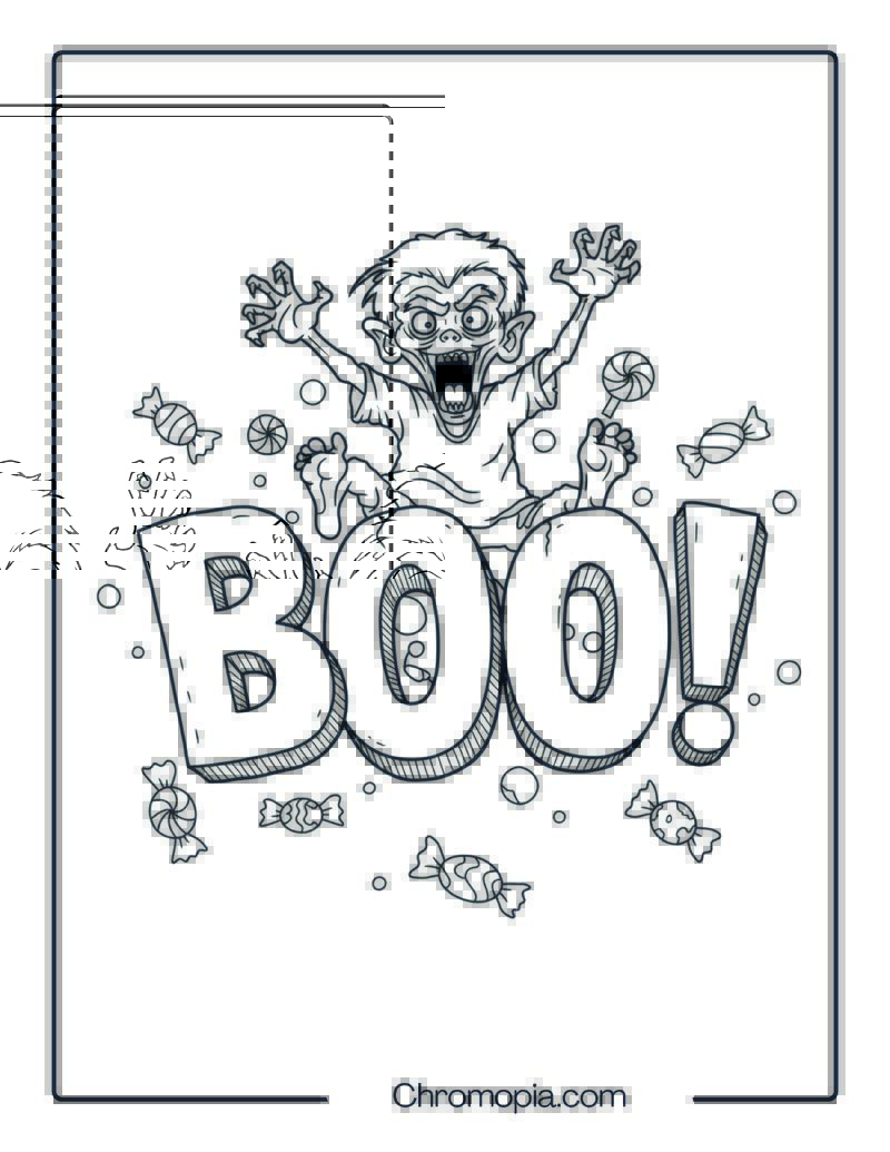Scary Goosebumps Coloring Pages