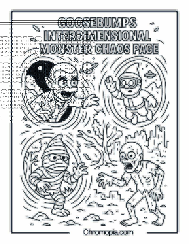 Goosebumps Interdimensional Monster Chaos Page