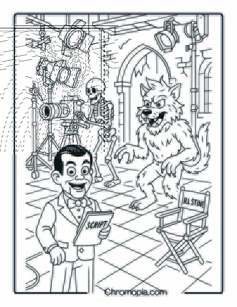 Goosebumps Monster Movie Set Chaos Page