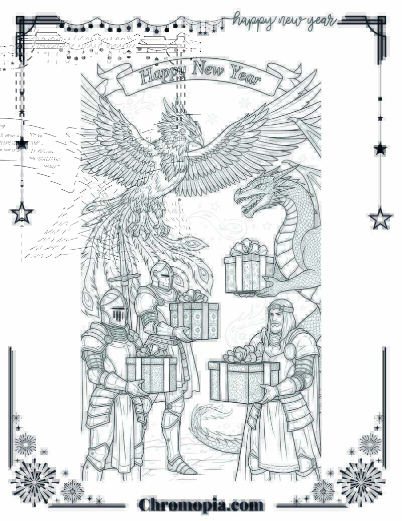 Ancient Legends’ Delivery Coloring Sheet