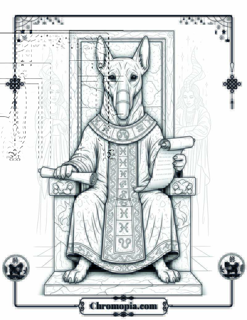 Silver Snout Oracle’s Judgement Coloring Page