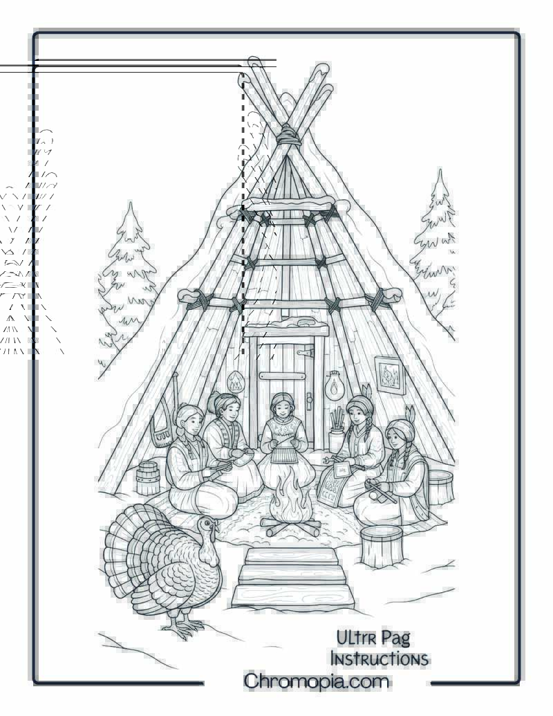 Longhouse Winter Gathering Sheet