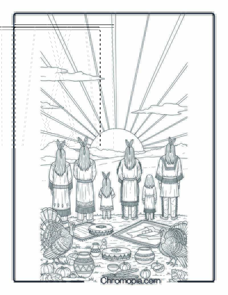 Sunrise Ceremony Thanksgiving Sheet