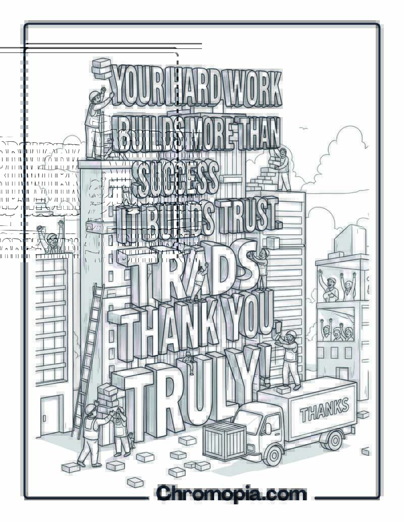 Employee Appreciation Day Coloring Page