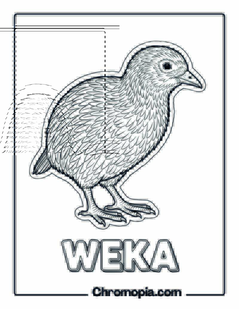 Weka coloring page