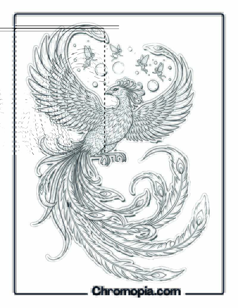 Gothic Dark Fantasy Crow King Coloring Page