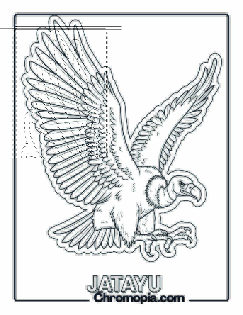 Jatayu coloring page