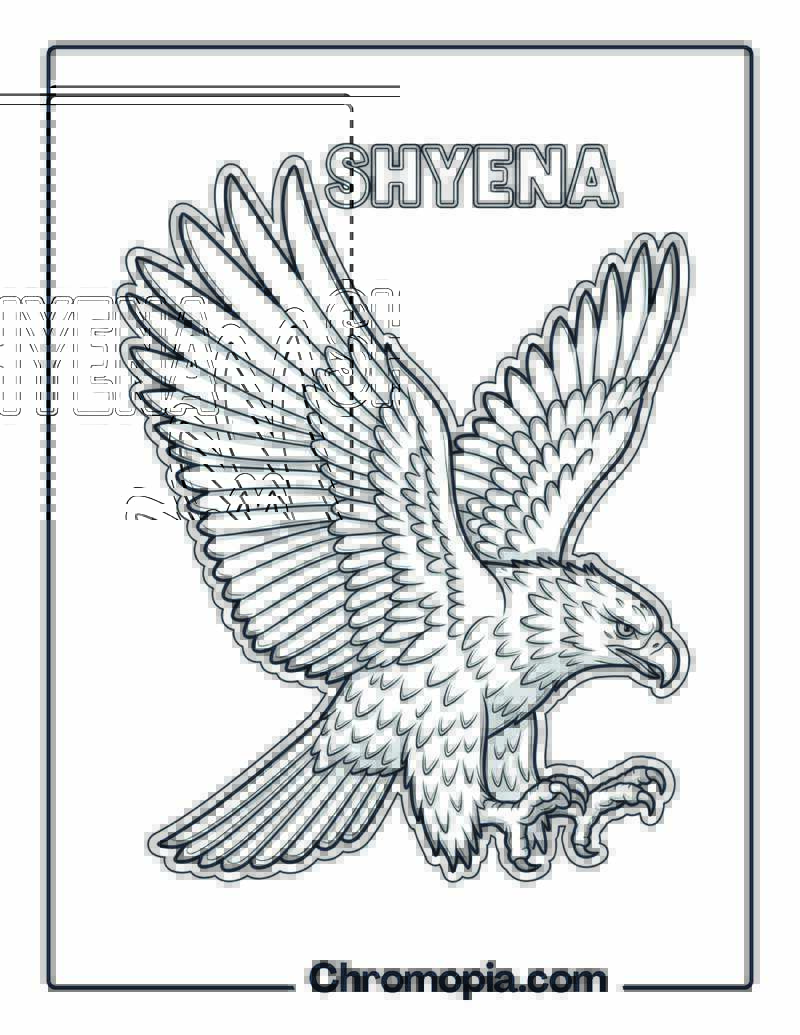 Shyena coloring page