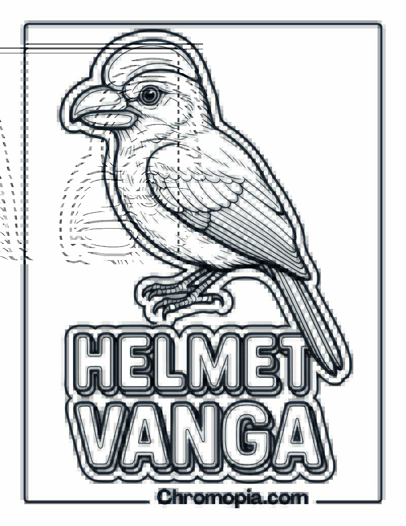 Helmet Vanga coloring page