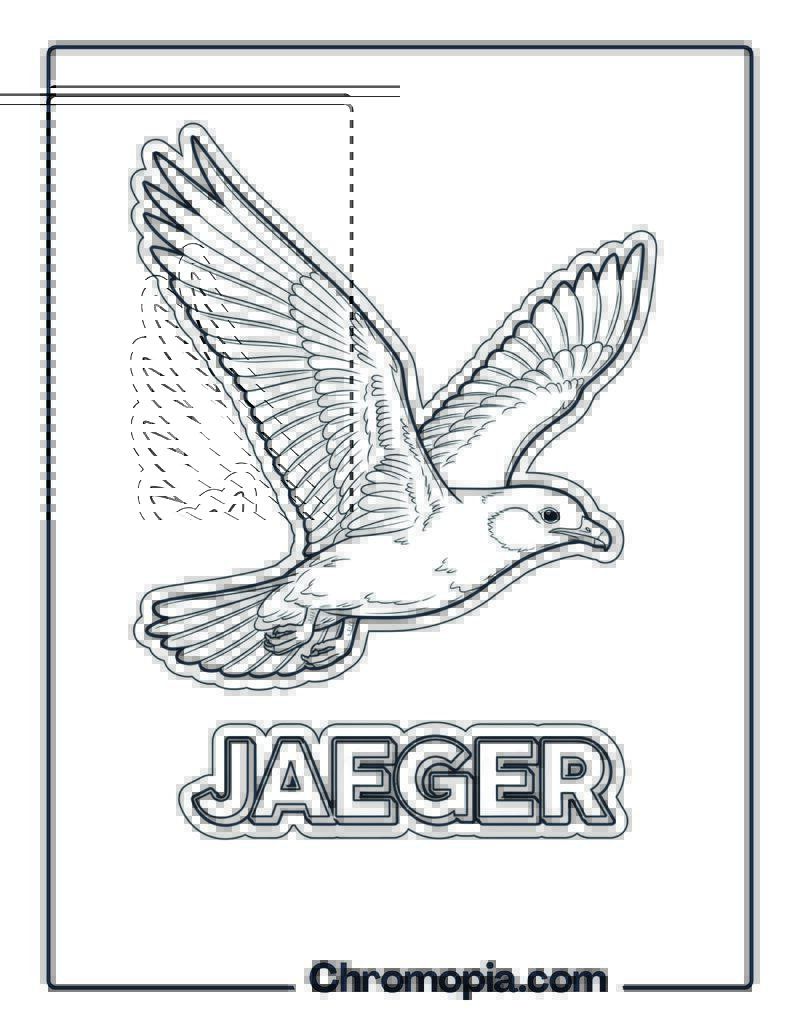 Jaeger coloring page