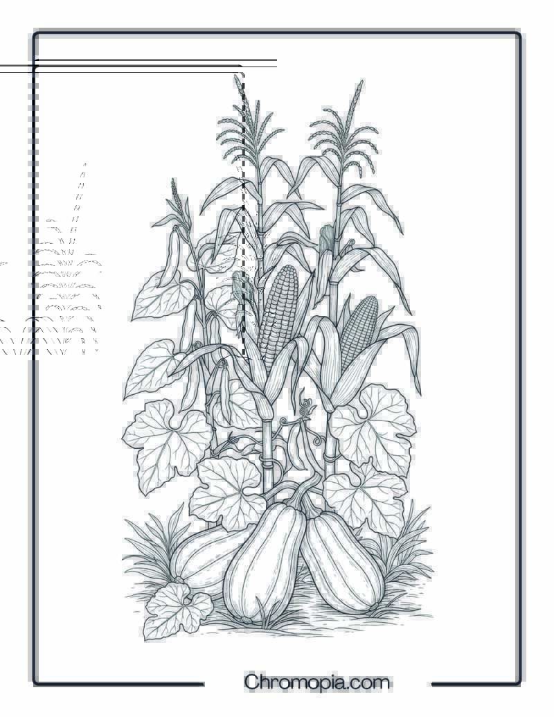 Traditional Native American Crops Three Sisters