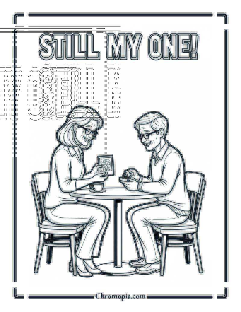 Recreated First Date Proposal Coloring Page
