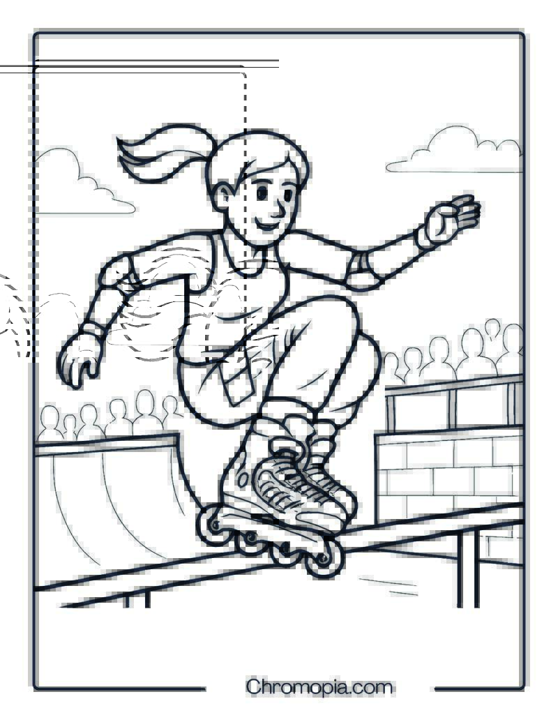 USD Aeon 60 – Roller Skates Coloring Pages