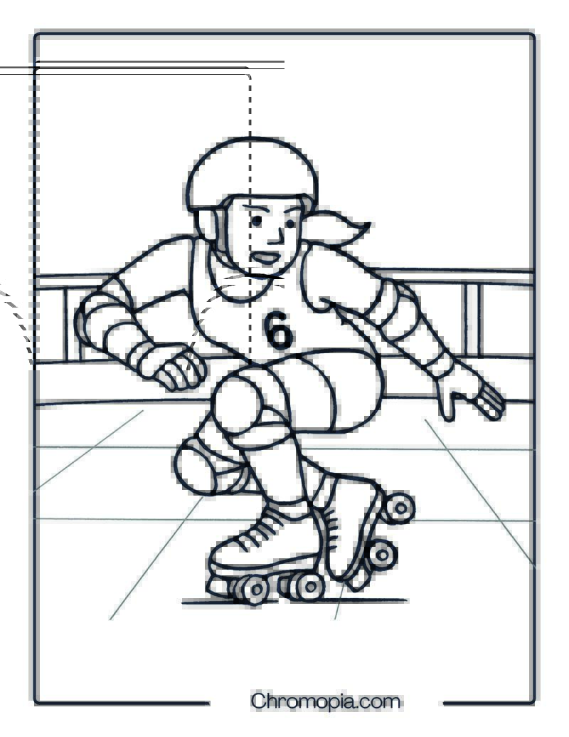 Riedell R3 – Roller Skates Coloring Pages