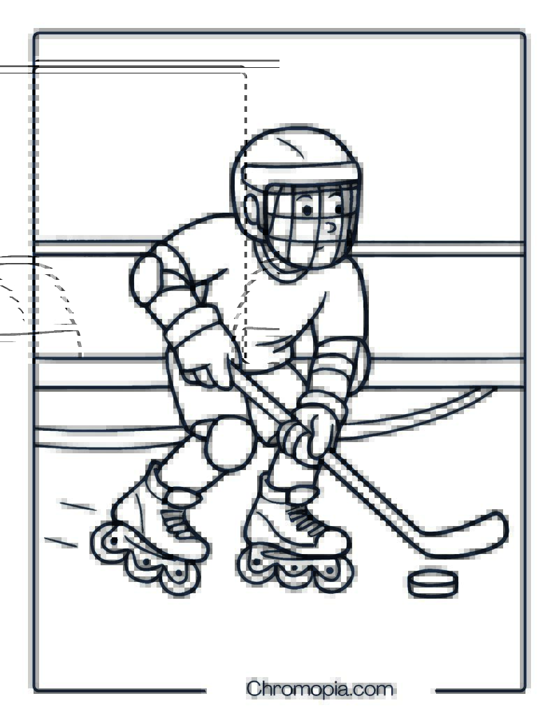 Tour Code 9 Hockey Skates – Roller Skates Coloring Pages